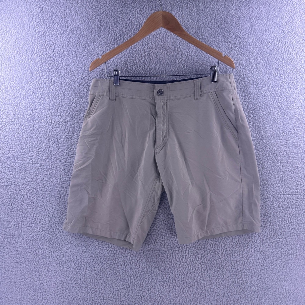 KUHL Renegade Cargo Shorts Mens 36 Tan Khaki Hiking Outdoor Performance 9817